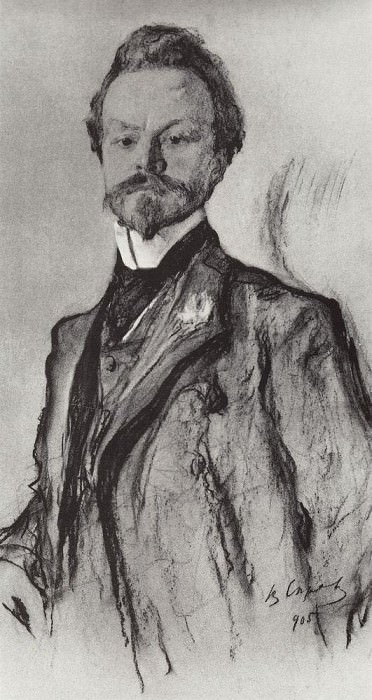 Портрет поэта К. Д. Бальмонта. 1905 картина