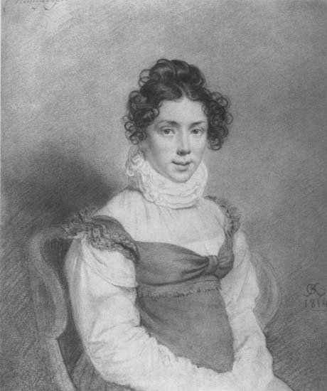 Гурко В. Д. (q, женский портрет, 1814) ГТГ картина