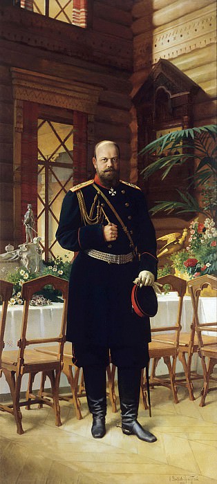 Портрет императора Александра III. 1896. Холст, масло. картина