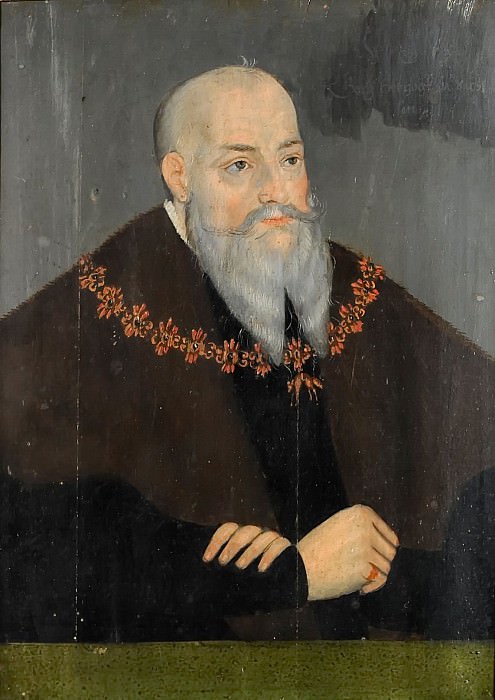 Последователь Лукаса Кранаха I – Георг Бородатый, герцог саксонский картина