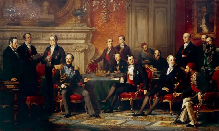 Эдуар Дюбюф – Парижский конгресс 1856 года картина