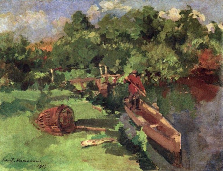 Пейзаж. 1917 картина
