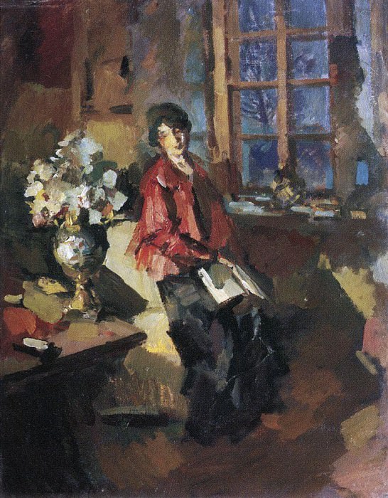 Актриса Надежда Комаровская. 1919 картина