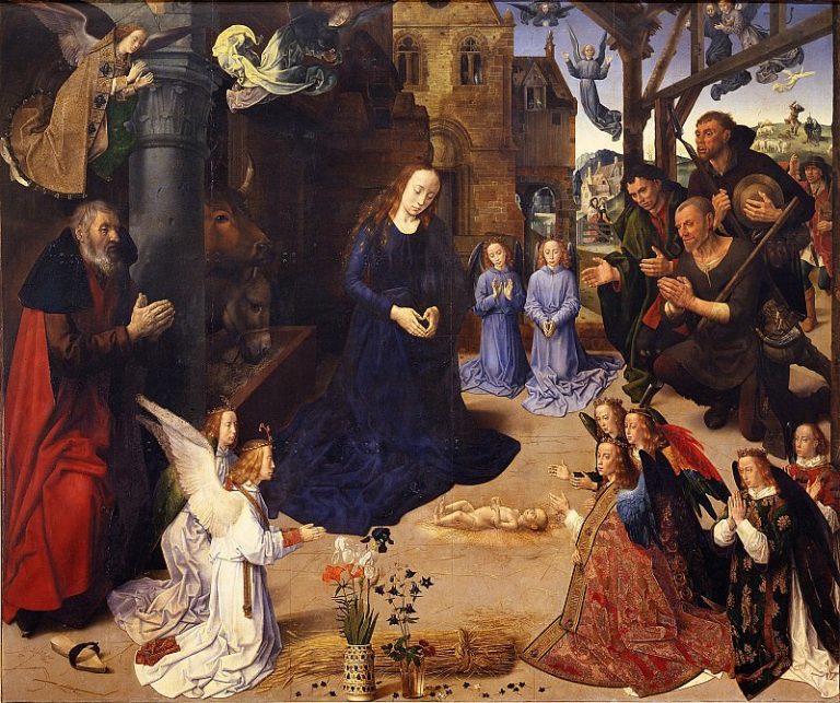 Хуго ван дер Гус – Триптих Портинари (центральная панель) картина