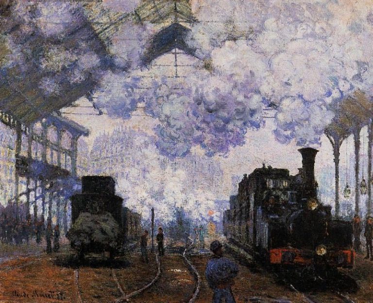 Вокзал Сен-Лазар, экстерьер картина