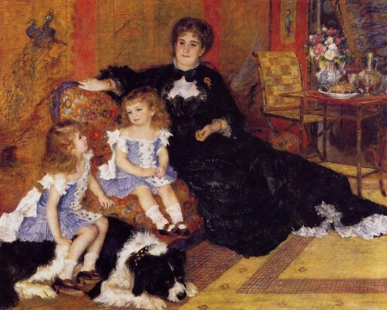 Мадам Жорж Шарпантье и ее дети картина