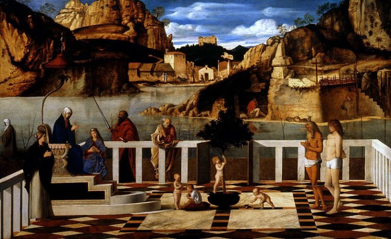 Джованни Беллини или Джамбеллино – Священная аллегория картина
