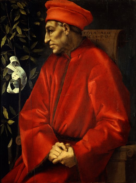 Понтормо – Портрет Козимо де Медичи, старшего картина