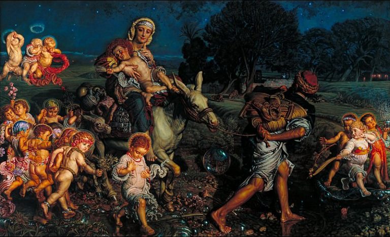 Хант, Уильям Холмен – Триумф младенцев картина