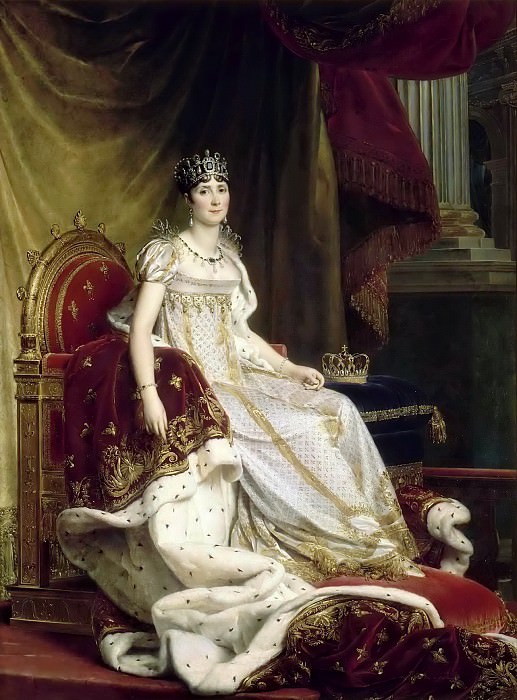 Франсуа Жерар – Императрица Жозефина Богарне, сидящая на троне картина