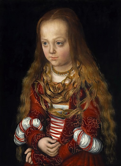 Лукас Кранах I – Портрет саксонской принцессы картина