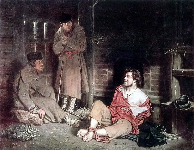 Отпетый. 1873 Х. , м. 87, 5х113 ГИМ картина