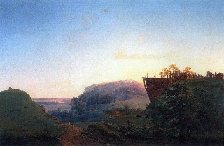 Украинский пейзаж. 1849 картина