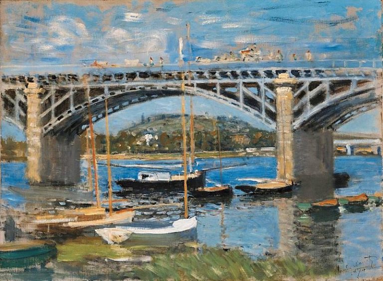Мост через Сену картина