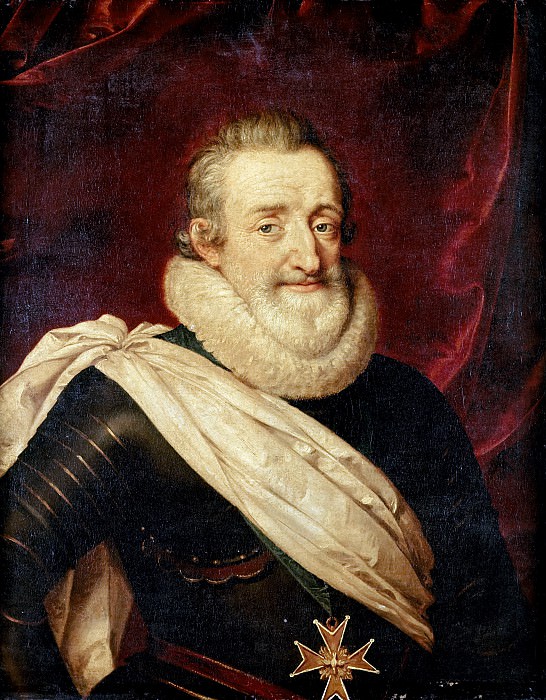 Франс Поурбус младший, школа – Генрих IV, король Франции и Наварры картина