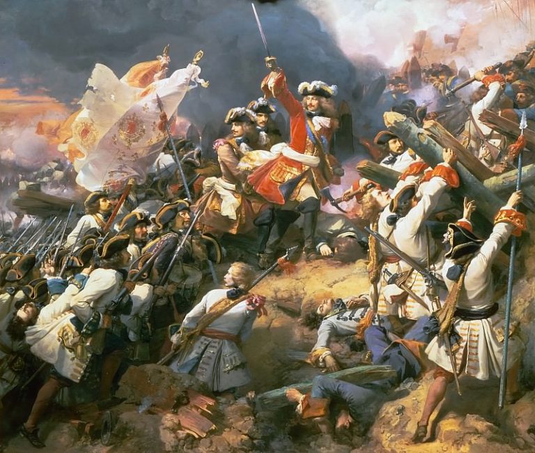 Жан Ало – Победа герцога Виллара над принцем Савойским Евгением в битве при Денене в 1712 году картина
