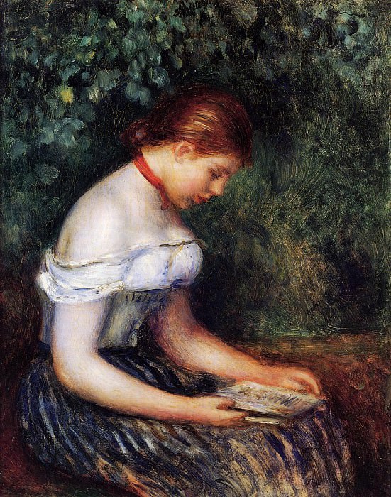Читательница (La Liseuse) (также известная как Сидящая молодая женщина) картина
