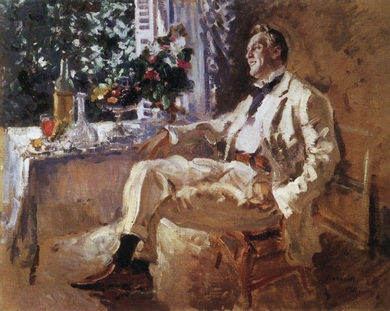 Портрет Ф. И. Шаляпина. 1911 картина