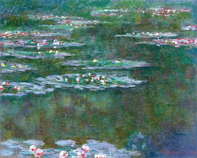 Водяные лилии, 1904 03 картина