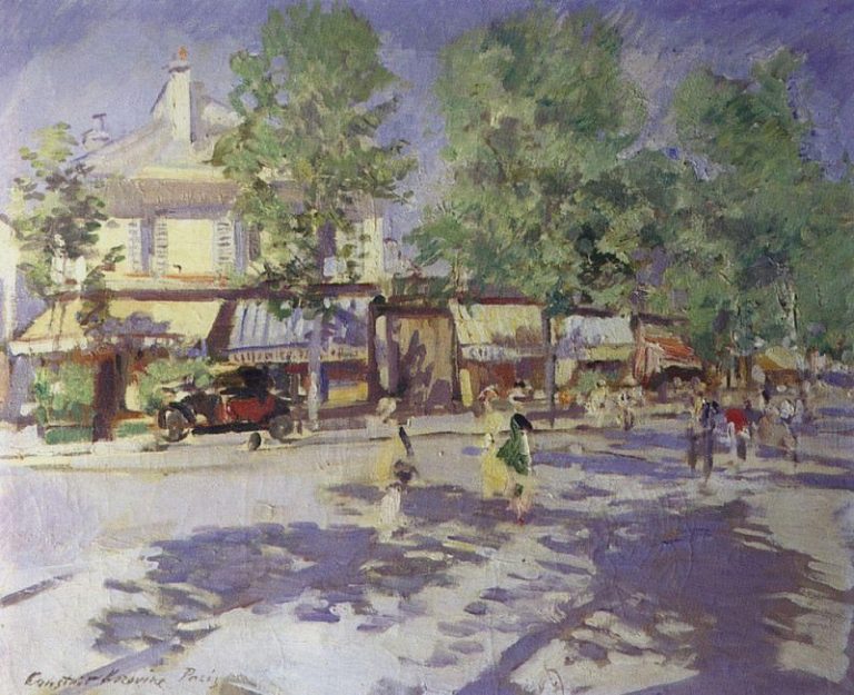 Париж утром. 1920-е картина