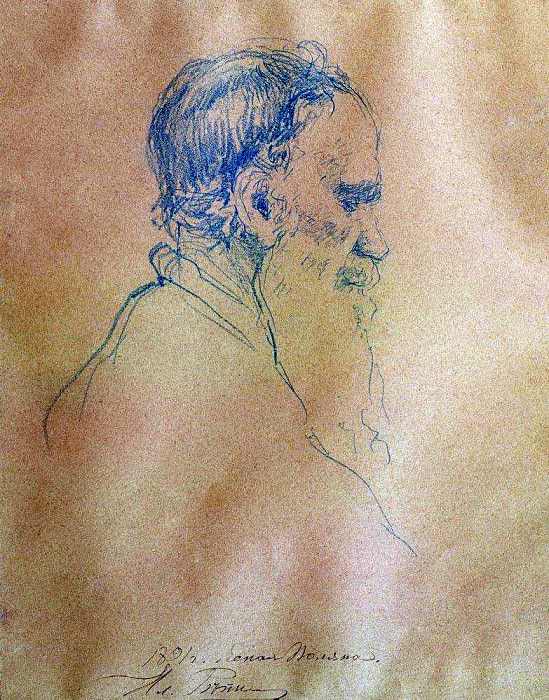 Портрет Л. Н. Толстого картина