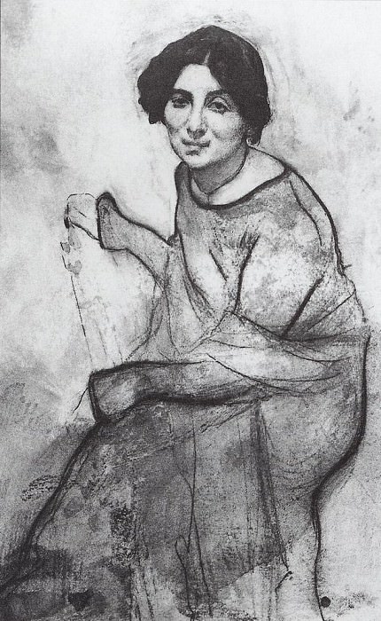 Портрет пианистки Ванды Ландовской. 1907 картина