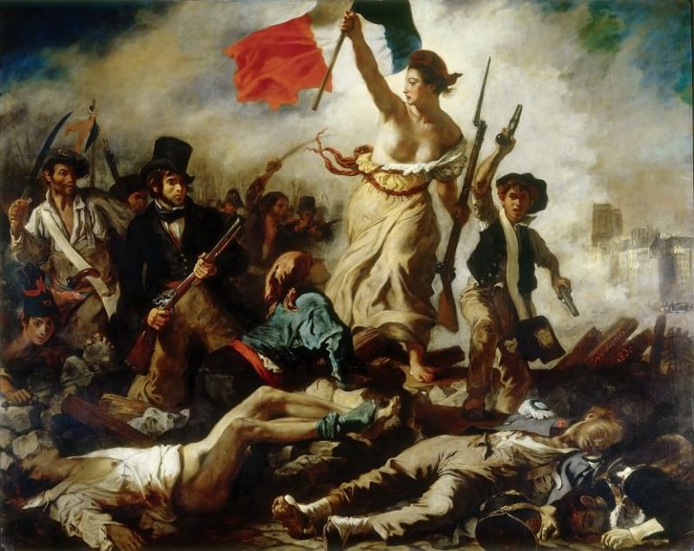 Свобода, ведущая народ 28 июля 1830 картина