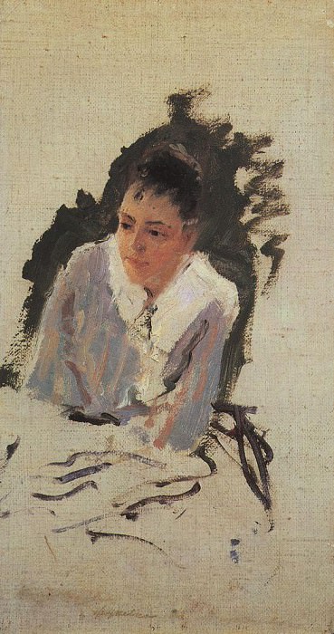 Портрет художницы М. В. Якунчиковой. Середина 1880-х картина