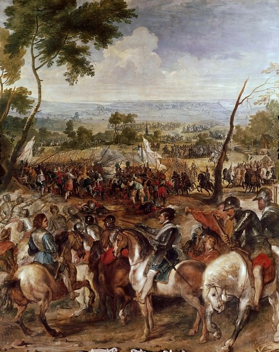 Нерих IV в битве при Мартен-Энглиз картина