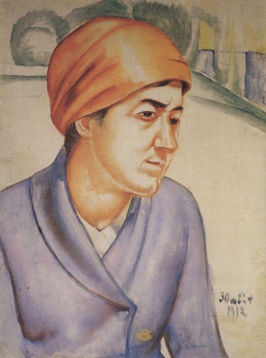 Портрет М. Ф. Петровой – Водкиной. 1912 картина
