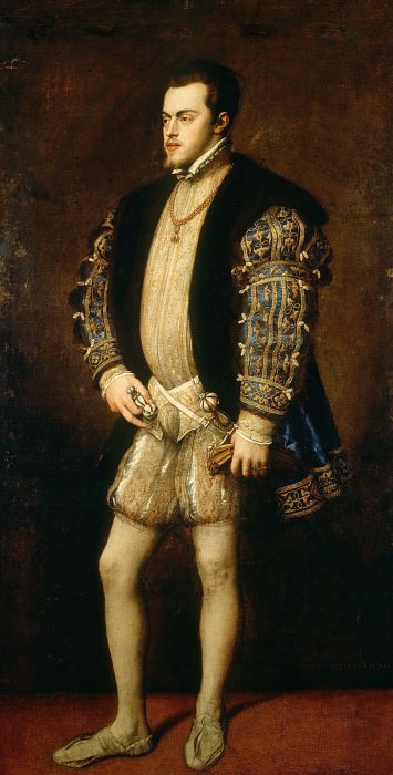 Король Испании Филипп II картина