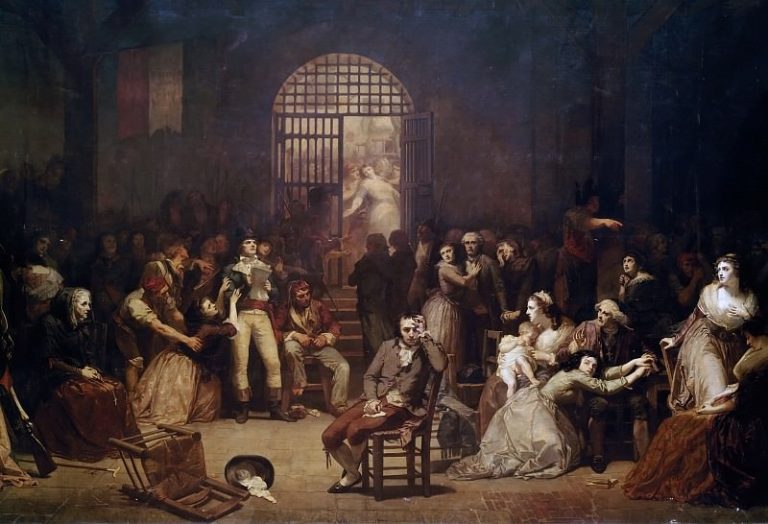 Шарль-Луи-Люсьен Мюллер – Последние жертвы июльского террора 1794 года в тюрьме Сен-Лазар картина