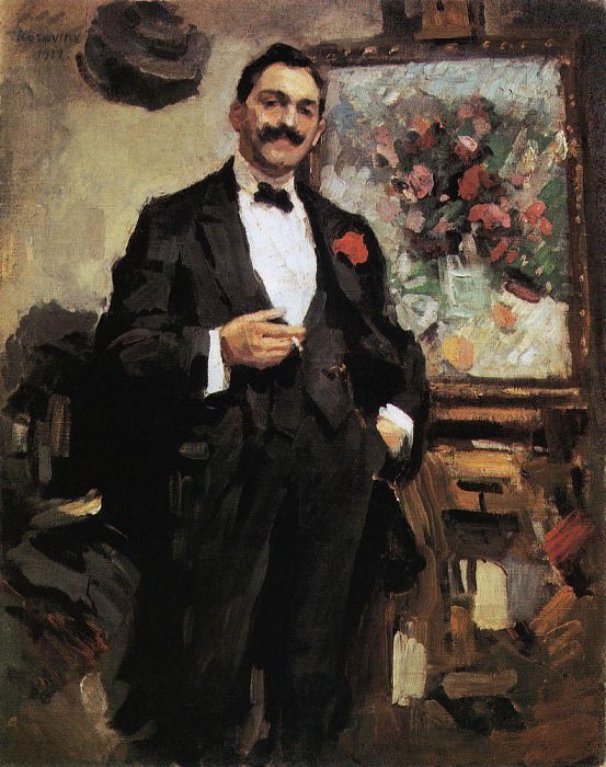 Портрет венгерского художника Йожефа Рипль-Ронаи. 1912 картина
