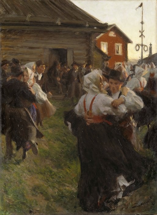 Танец в Иванову ночь картина