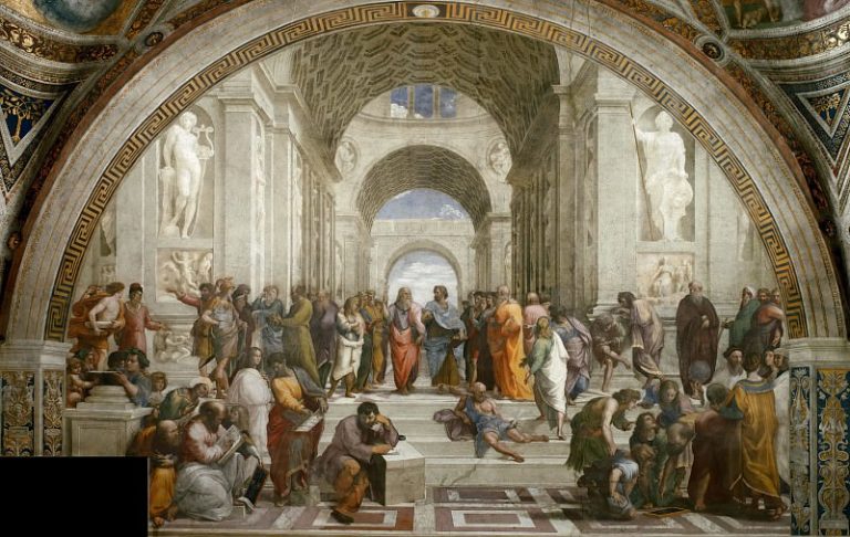 Станца делла Сеньятура: Афинская школа картина
