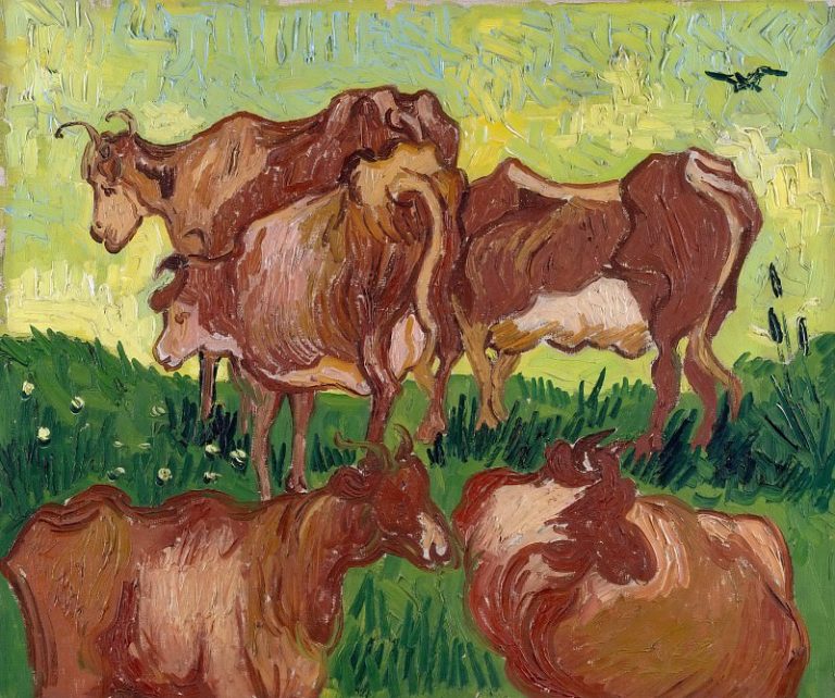 Коровы (копия Якоба Йорданса) картина