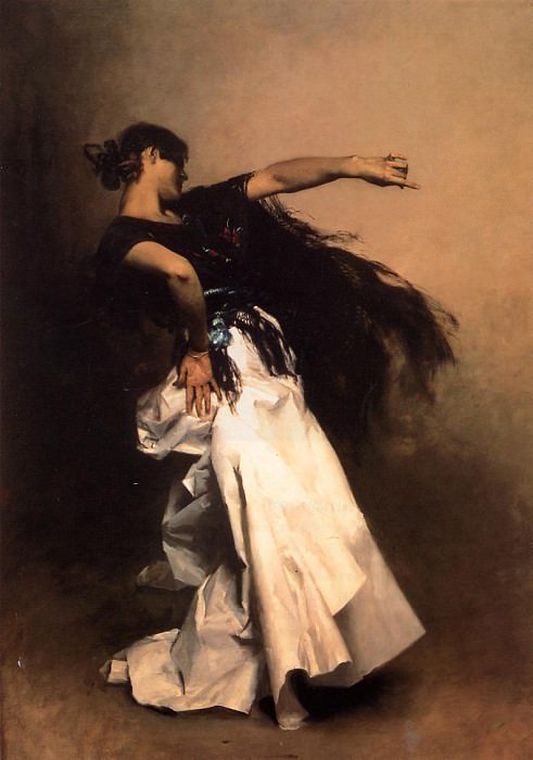 Испанская танцовщица картина