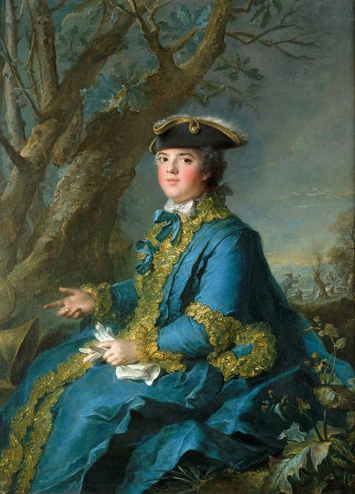 Жан-Марк Наттье – Луиза-Елизавета Французская (1727-1759), герцогиня Пармская картина