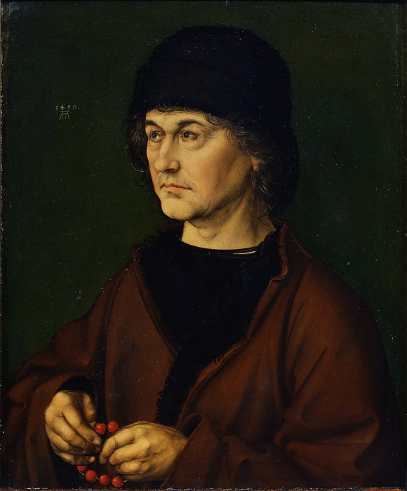 Альбрехт Дюрер – Портрет отца художника картина