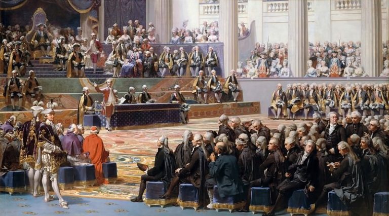 Огюст Кудер – Открытие Генеральных Штатов 5 мая 1789 картина