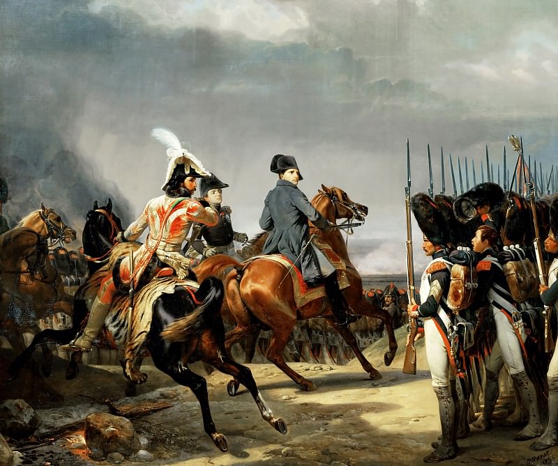 Орас Верне – Смотр войск перед боем 14 октября 1806 картина
