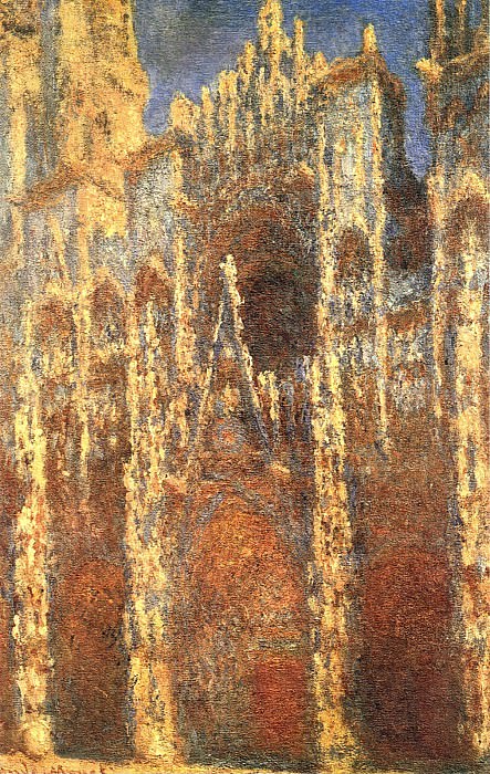 Руанский собор, Портал картина