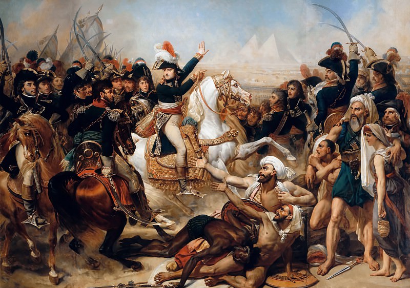 Антуан-Жан Гро – Битва у пирамид 21 июля 1798 года картина