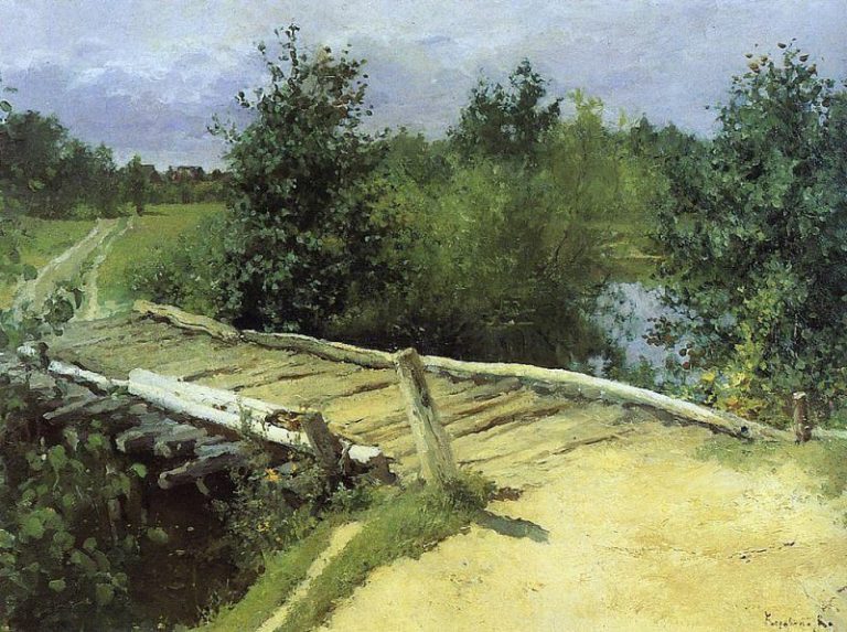 Мостик. 1880-е картина