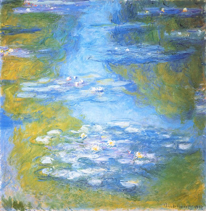 Водяные лилии, 1907 02 картина