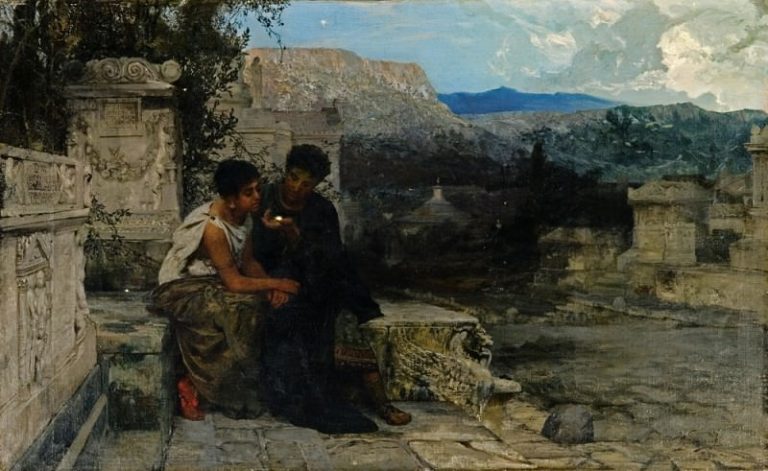 Ночь в Помпеях картина