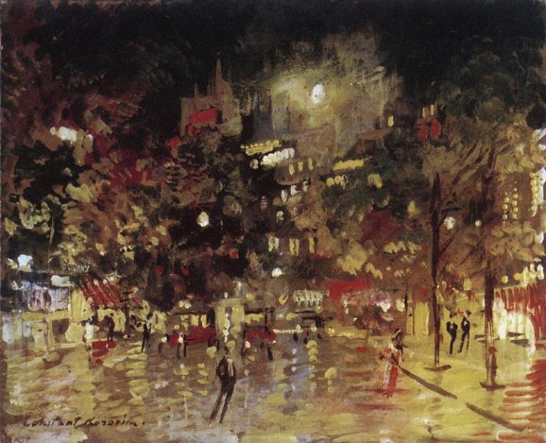 Ночной Париж. 1920-е картина