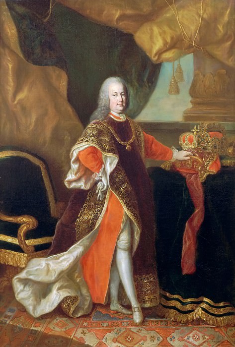 Марон, Антон фон – Франциск I, император Священной Римской Империи с орденом золотого руна картина