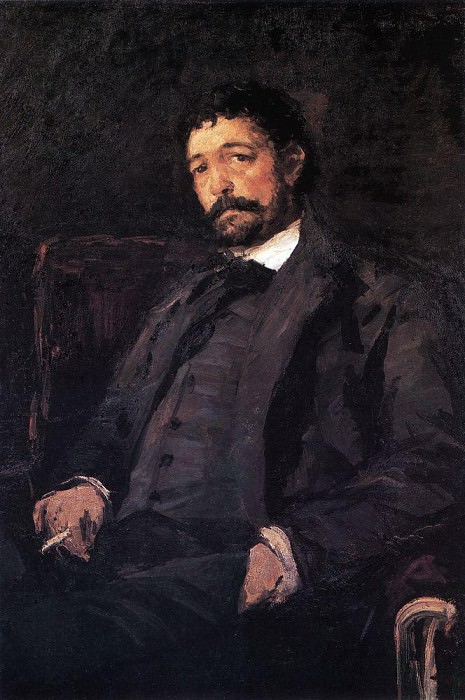 Портрет итальянского певца Анджело Мазини. 1890 картина
