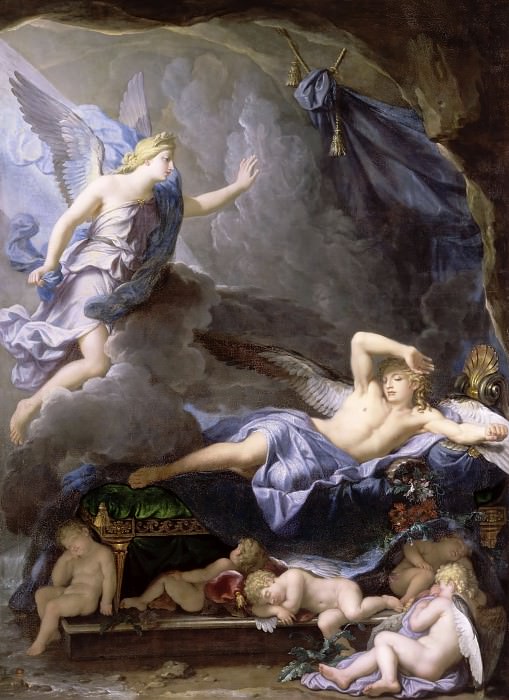 Рене-Антуан Уасс – Ирида и спящий Морфей картина
